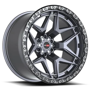 Vortek Offroad – VRT-603 – Gunmetal – 17″x9″ 12mm – All weather Wheels – 6031795712MTBR